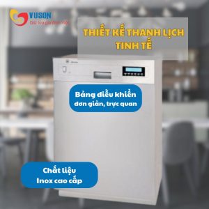 Ảnh công trình thực tế Máy Rửa Bát Malloca WQP12-9373D