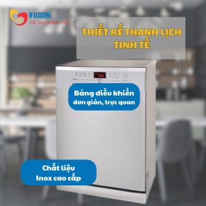 Ảnh công trình thực tế Máy Rửa Bát Malloca WQP12-J7201
