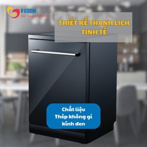 Ảnh công trình thực tế Máy Rửa Bát Malloca WQP12-J7225