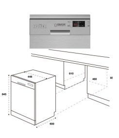 Máy Rửa Bát Smaragd EQ 2000