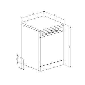 Ảnh công trình thực tế Máy Rửa Bát Smeg LV612SVE