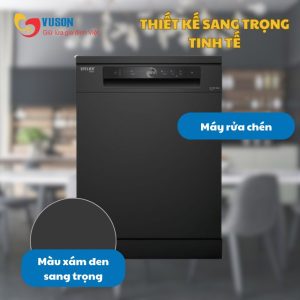 Ảnh công trình thực tế Máy Rửa Bát Spelier SP 15 DW-BLACK
