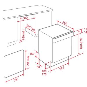 Ảnh công trình thực tế Máy Rửa Bát Teka DW8 60S