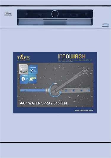 Máy Rửa Bát Topy SMS88TI36 | Seri 4