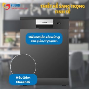 Ảnh công trình thực tế Máy Rửa Bát TOSHIBA ORIGINCLEAN™ DW-15F7(G)-VN