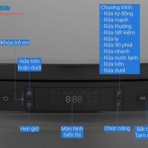Ảnh công trình thực tế Máy Rửa Chén Hafele HDW-F602EB – 538.21.360