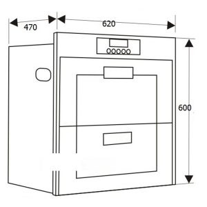 Ảnh công trình thực tế Máy Sấy Bát Binova BI-999-MBK