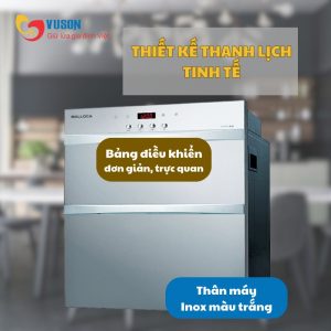 Ảnh công trình thực tế Máy Sấy Bát Malloca ZLD 8003