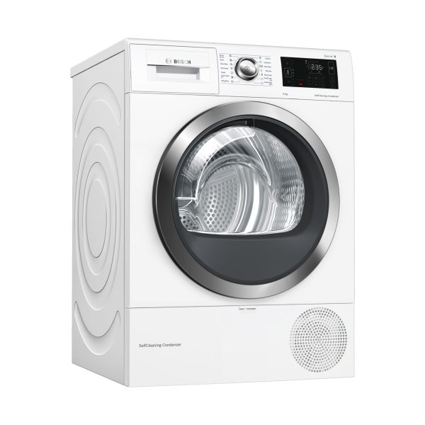 Máy sấy bơm nhiệt Bosch WTW876H8SG 8kg lồng 112 lít