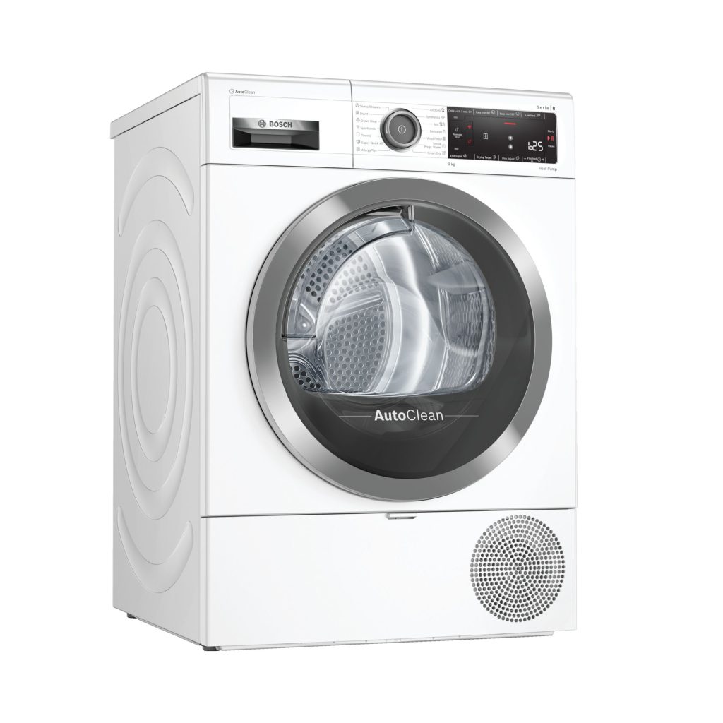 Máy sấy bơm nhiệt Bosch WTX87MH0SG Serie 8 9kg Home Connect