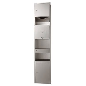 Máy sấy tay âm tường TOTO TYC602P kèm hộp giấy và thùng rác