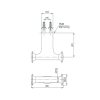 Móc áo đôi TOTO YRH411WV hợp kim kẽm - ảnh 3