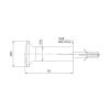 Móc áo L tròn TOTO YRH411V hợp kim kẽm - ảnh 3