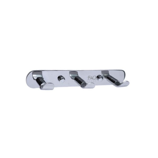 Móc Treo Khăn 3 Móc Bản Dẹt Đình Quốc 49003