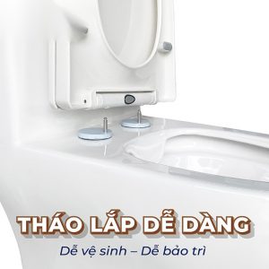Ảnh công trình thực tế Nắp Bồn Cầu PP Đóng Êm BASIC BSA-124S