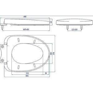 Ảnh công trình thực tế Nắp Êm Bồn Cầu American Standard 491000S-WT (VF-2024 VF-2530)