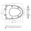 Nắp Êm Bồn Cầu American Standard 640000S-WT - ảnh 2
