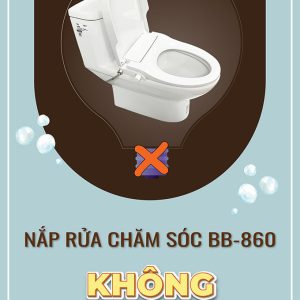 Ảnh công trình thực tế Nắp Rửa Chăm Sóc Water Jet BASIC BB-860