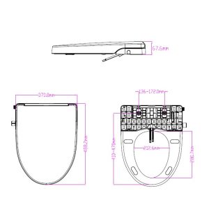 Ảnh công trình thực tế Nắp Rửa Chăm Sóc Water Jet BASIC BB-860