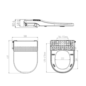 Ảnh công trình thực tế Nắp Rửa Chăm Sóc Water Jet BASIC BB-960