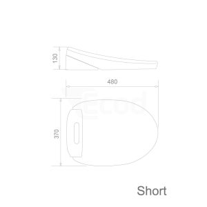 Ảnh công trình thực tế Nắp Rửa Điện Tử Ecod EBN1805