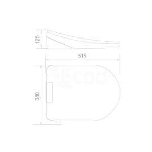 Ảnh công trình thực tế Nắp Rửa Điện Tử Ecod EBN1806