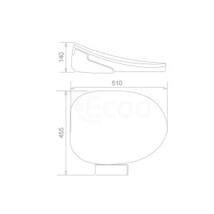 Ảnh công trình thực tế Nắp Rửa Điện Tử Ecod EBN1807