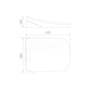 Ảnh công trình thực tế Nắp Rửa Điện Tử Ecod EBN1808