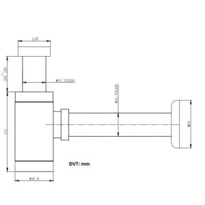 Ảnh công trình thực tế Ống Thải Lavabo BASIC BP-21026