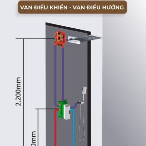 Ảnh công trình thực tế Sen Âm Tường Nhiệt Độ BASIC LUX