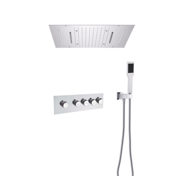 Sen Âm Tường Nhiệt Độ BASIC WESTON Màu Chrome