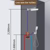 Sen Âm Tường Nóng Lạnh BASIC BW-85259