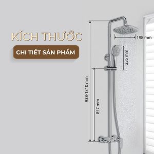 Ảnh công trình thực tế Sen Cây Nóng Lạnh BASIC BW-601SV