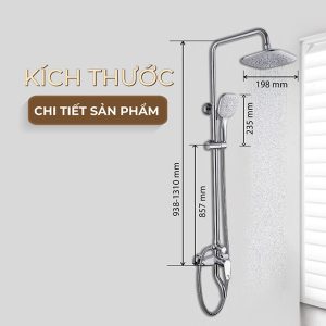 Ảnh công trình thực tế Sen Cây Nóng Lạnh BASIC BW-605SV