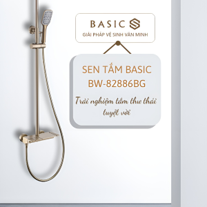Ảnh công trình thực tế Sen Cây Nóng Lạnh BASIC BW-82886BG Gold