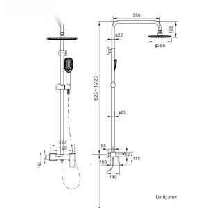 Ảnh công trình thực tế Sen Cây Nóng Lạnh BASIC BW-84325
