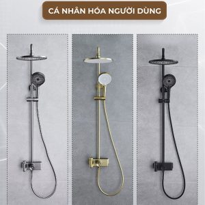 Ảnh công trình thực tế Sen Cây Nóng Lạnh BASIC BW-88388B Đen