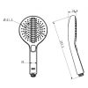 Tay Sen American Standard WF-3099 3 Chế Độ 120 mm RainClick Combing - ảnh 2