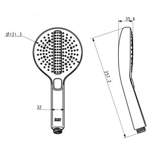 Ảnh công trình thực tế Tay Sen American Standard WF-3099 3 Chế Độ 120 mm RainClick Combing