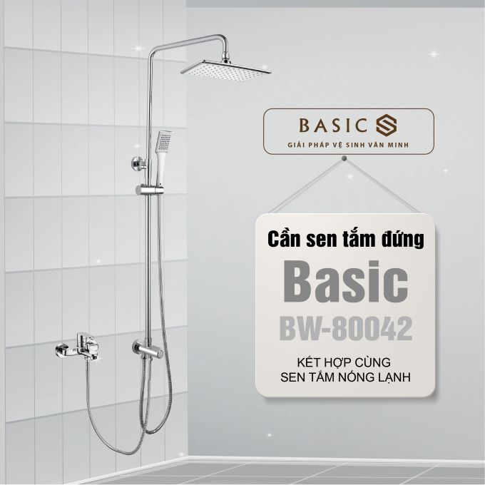 Thân Sen Tắm Đứng BASIC BW-80042