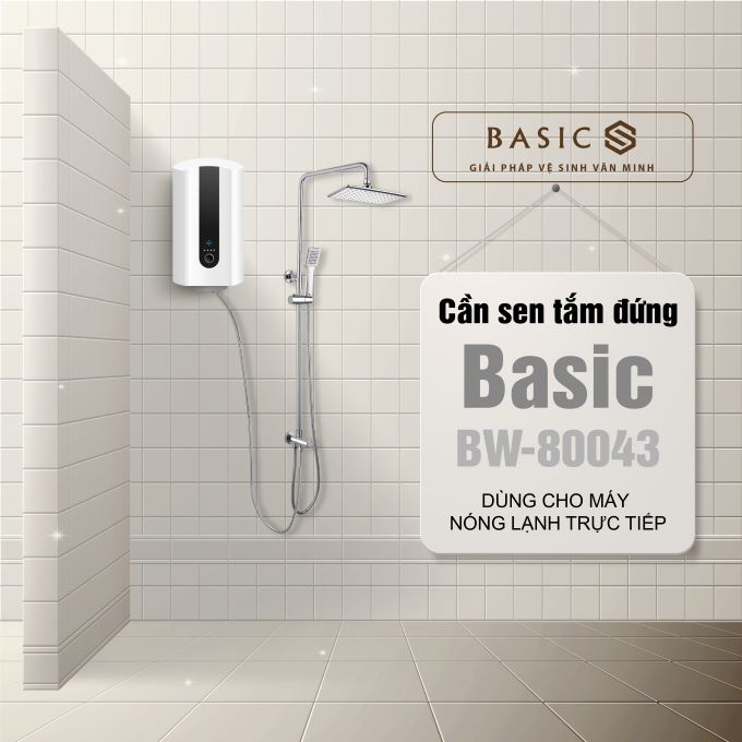 Thân Sen Tắm Đứng BASIC BW-80043