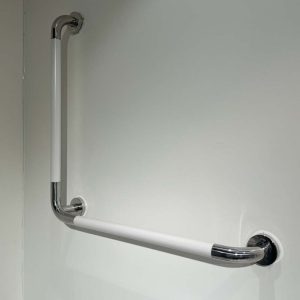 Ảnh công trình thực tế Thanh tay vịn chữ L TOTO T114CL9R#NW1 kèm 3 bệ đỡ T110D3R