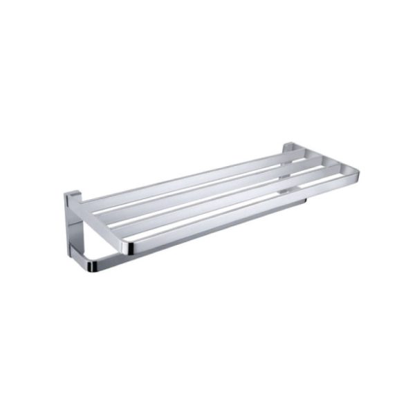 Thanh Treo Khăn 2 Tầng Inox Thanh Vuông Đình Quốc 72210