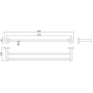 Ảnh công trình thực tế Thanh Vắt Khăn Đôi BASIC BP-70911