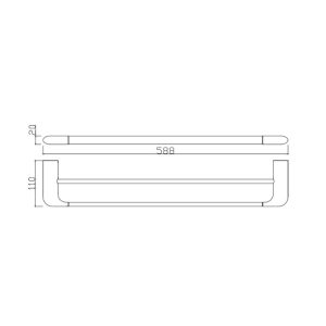 Ảnh công trình thực tế Thanh Vắt Khăn Đôi BASIC BP-72009