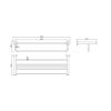 Thanh Vắt Khăn Hai Tầng BASIC BP-70912
