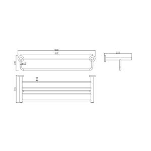 Ảnh công trình thực tế Thanh Vắt Khăn Hai Tầng BASIC BP-70912