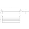 Thanh Vắt Khăn Hai Tầng BASIC BP-71011