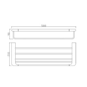 Ảnh công trình thực tế Thanh Vắt Khăn Hai Tầng BASIC BP-72010