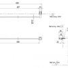 Thanh vắt khăn TOTO YT408S6RV dài 610 mm - ảnh 2